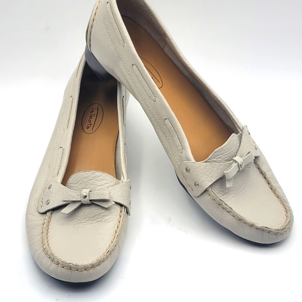 TALBOTS Leather‎ Loaferss Size 8. #1209
